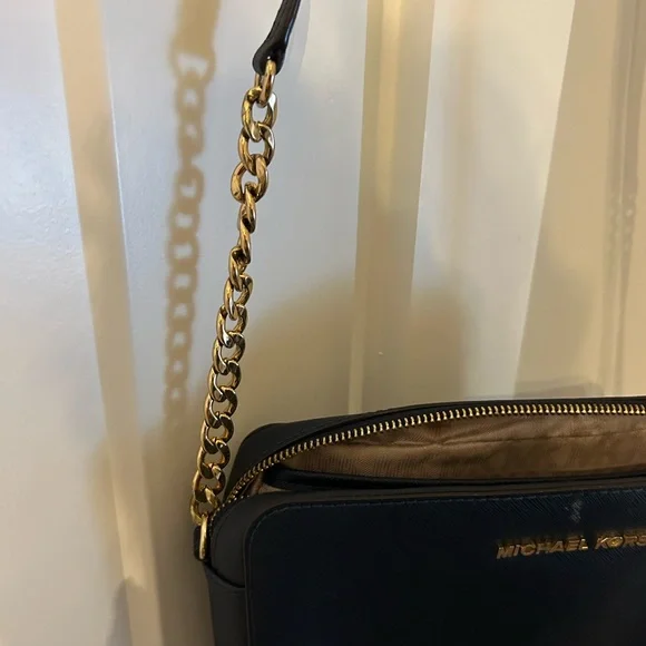 Michael Kors Navy Crossbody Bag - Picture 5 of 8